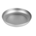 Batterie de cuisine extérieure Titanium Pot Titanium Plate